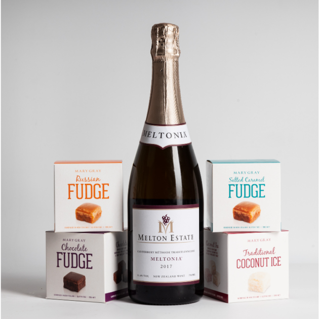 Boutique Wine & Mary Gray Fudge Gift Pack